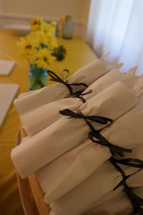 Napkin/silverware wrapped to look like diplomas | Festive table setting ...