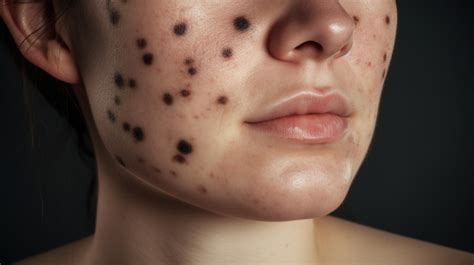 young woman face  dark spots   backgrounds jpg