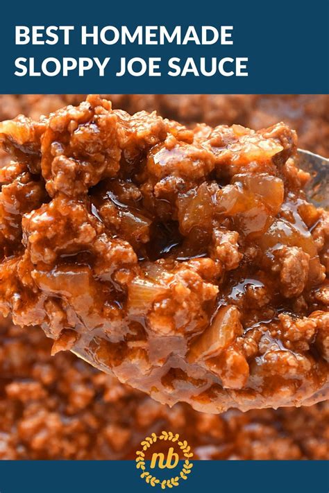 Homemade sloppy joes recipe sur la table – Artofit