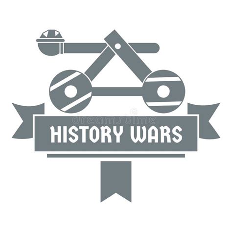 catapult logo simple gray style stock vector illustration  sign