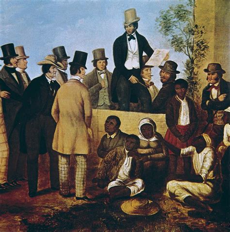 American Slave Market, 1852. Work Photograph by Everett - Fine Art America