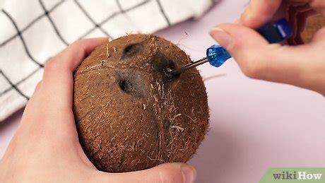 how to break open coconut
