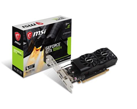 Specification GeForce GTX 1050 Ti 4GT LP | MSI Global - The Leading ...