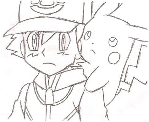 Ash Ketchum and pikachu by Saraanimeandmangafan on DeviantArt