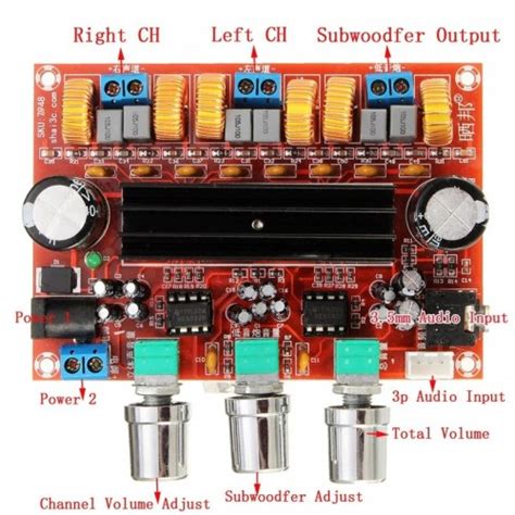 Buy online original XH M139 2.1 Power Amplifier Board in India from DNA ...