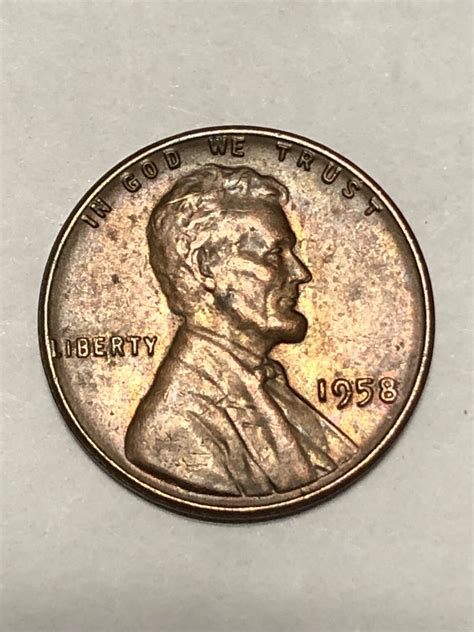 1958 Lincoln Wheat Penny No mint mark | Etsy