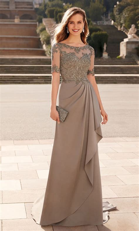 ALYCE Paris 27477 Special Occasion Illusion Neckline Elegant Straight