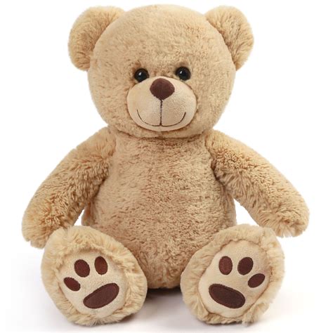 LotFancy 12 in Brown Teddy Bear Stuffed Animal Plush Toy - Walmart.com