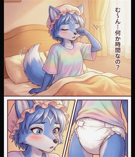 Star Fox: Krystal in diapers! by PaulinaBannanza on DeviantArt