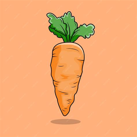 Premium Vector | Big carrot