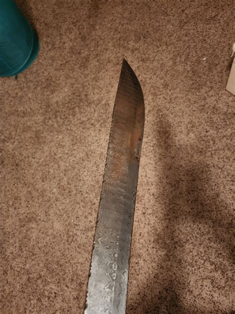 Rust on damascus sword. What should I do? : r/SWORDS