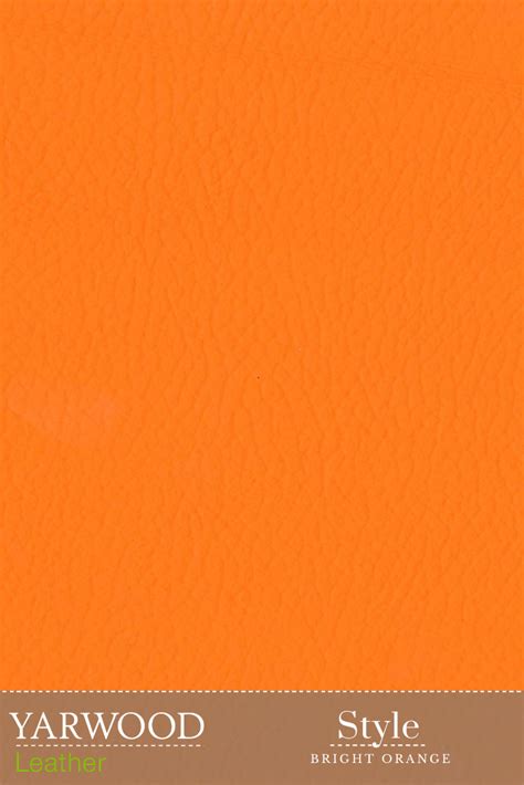 A Vibrant Orange for your Seating