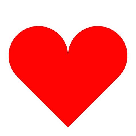 Heart Shaped Outline on White Background