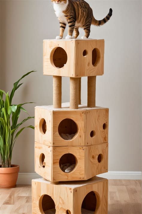 25 DIY Cat Tower Ideas [Make At Home] – craftydiyers.com