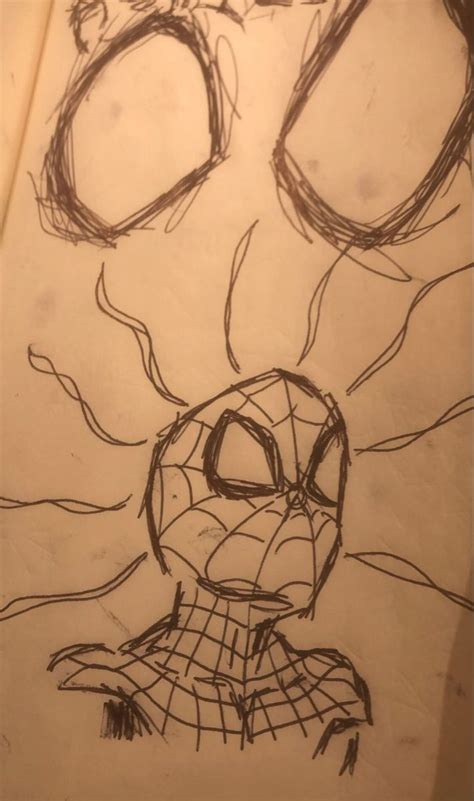 spiderman sketch