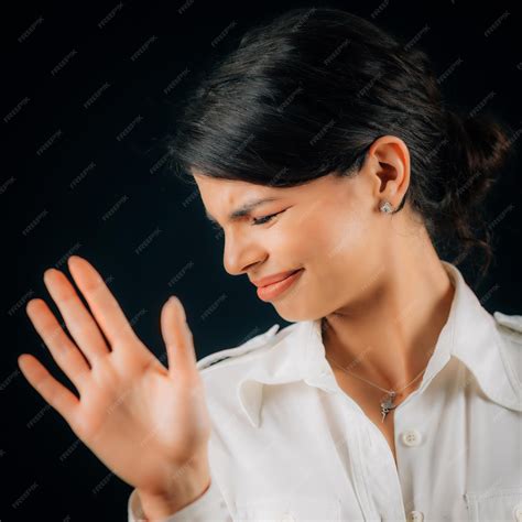 Premium Photo | Emotions Disgust Face of a beautiful young woman