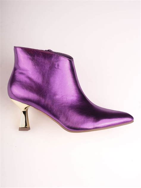 Bota metalizada - Violeta — Tits