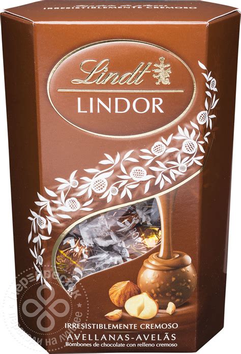 Конфеты Lindt Lindor из молочного шоколада с кусочками фундука 200г - Ru