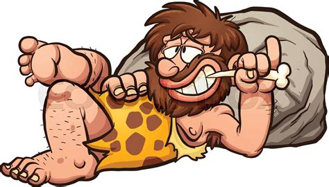 Cartoon caveman | Stock vector | Colourbox