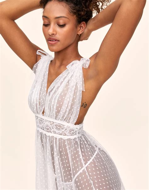 Elise White Babydoll | Adore Me