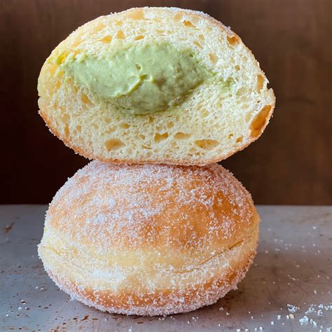 Matcha Custard Malasada | FUJI BAKERY Seattle