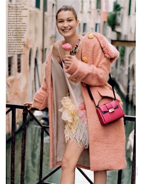 Белла Хадид в кавер-стори итальянского ELLE