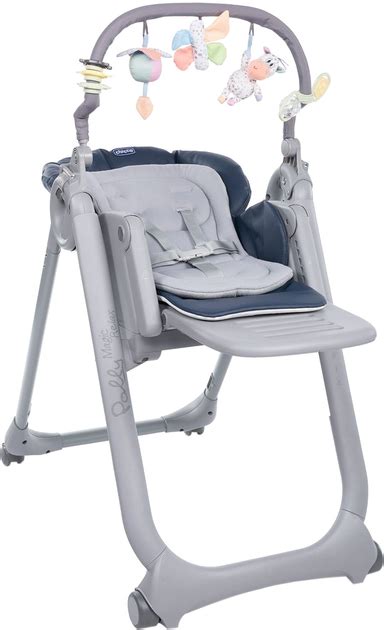 Стульчик для кормления Chicco Polly Magic Relax Синий (79502.39 ...