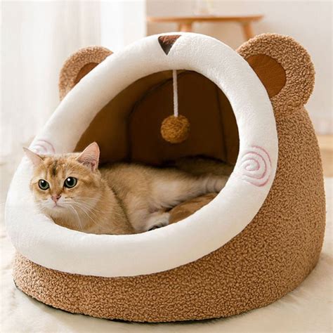 Домик лежанка для кошек для котят для собак маленьких пород / Дом с ...