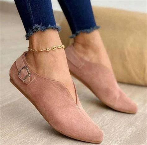 Pin on Бохо | Suede flats shoes, Casual shoes women, Flat shoes women
