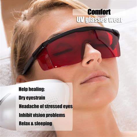 New Upgraded UV Laser Safety Glasses OD4+ 200nm-548nm UV & Blue Light