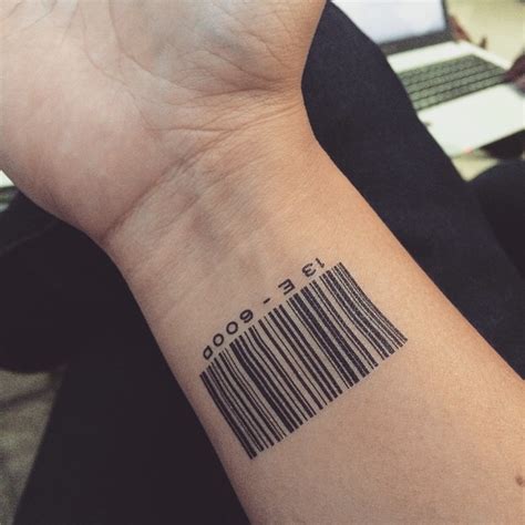 25 Graphic Barcode Tattoo Meanings - Placement Ideas (2019)