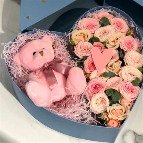 «Мишка розовый» заказать - цветы и композиции от «Камелия»