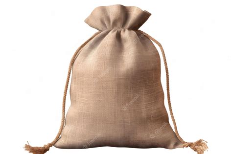 Premium AI Image | Burlap sack isolated on white background