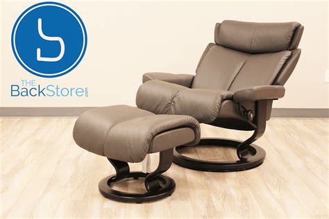 stressless magic large paloma rock color leather  ekornes