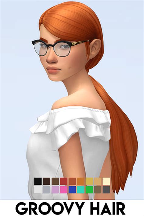Sims 4 Male Ponytail CC