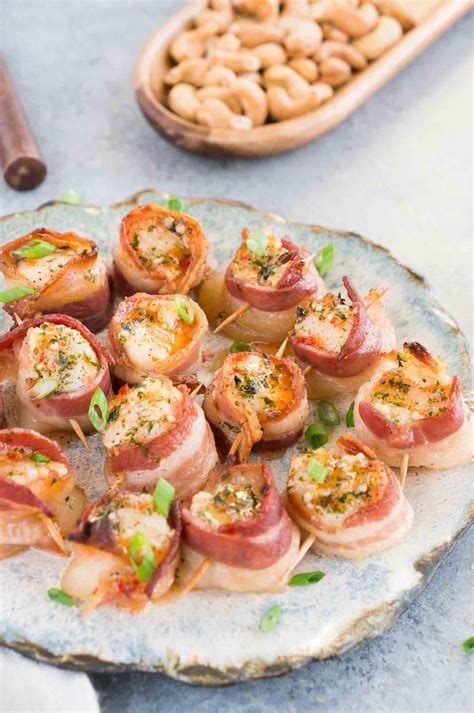 Bacon Wrapped Scallops - Delicious Meets Healthy