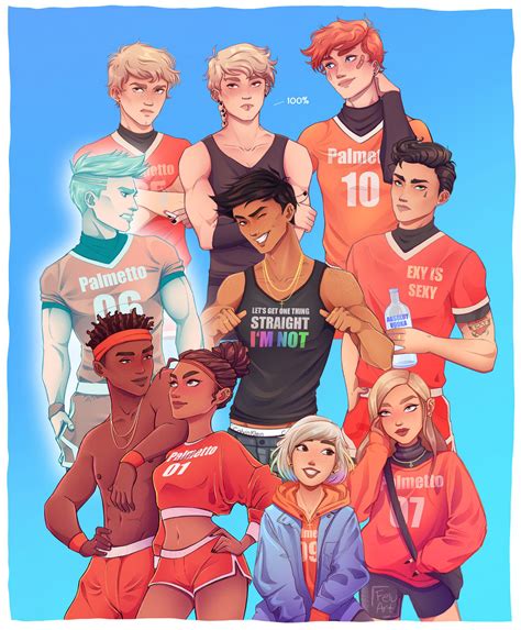Palmetto State Foxes by feluart on DeviantArt
