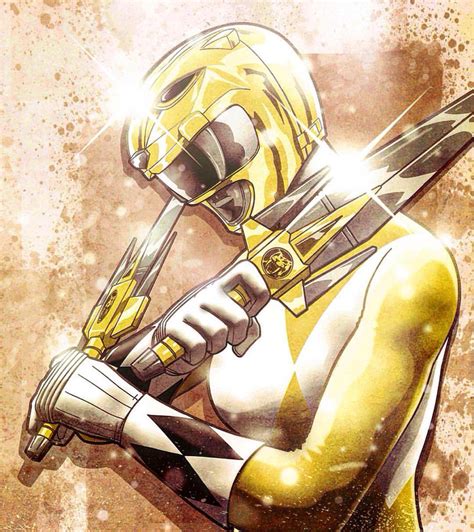 yellow ranger  joserealart  deviantart