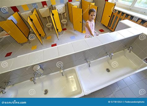 girl  washing  hands   sink   bathroom royalty