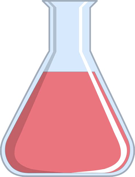 erlenmeyer flask flask chemistry royalty  vector
