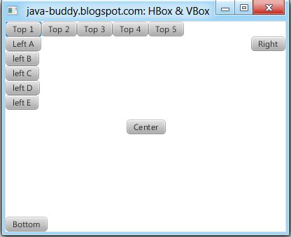 Java-Buddy: JavaFX 2.0: HBox and VBox