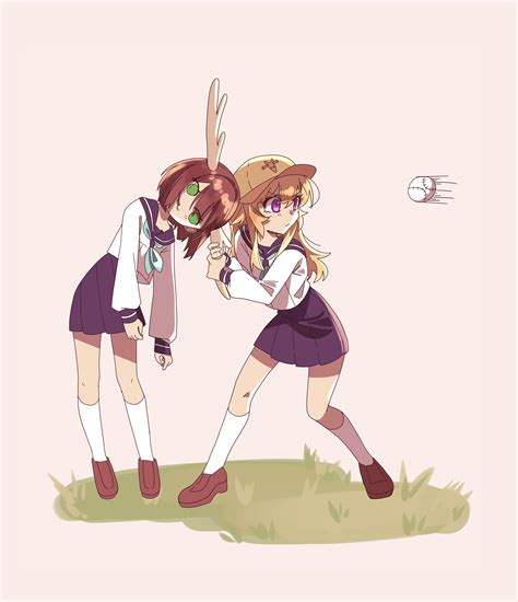 shikanoko noko and koshi torako (shikanoko nokonoko koshitantan) drawn