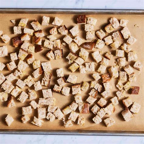 homemade croutons