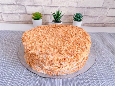 Торт «НАПОЛЕОН» ХРУСТЯЩИЙ И САМЫЙ ВКУСНЫЙ. | Desserts, Vanilla cake, Cake