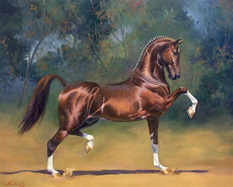 El arte es su máxima expresión : Caballos, Pinturas Realistas al Óleo de Jeanne Newton Schoborg ...