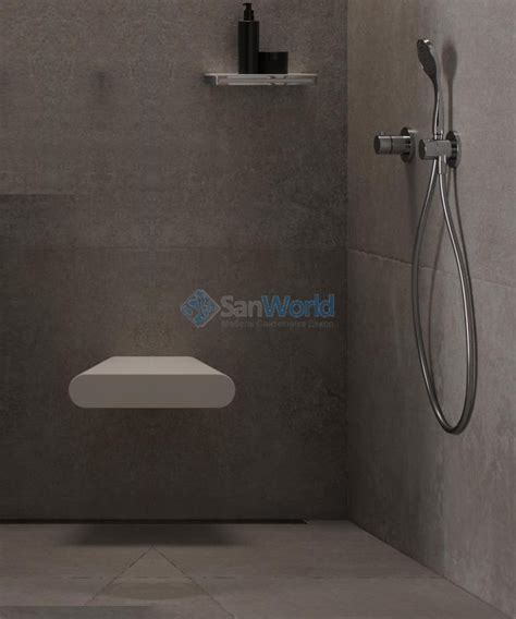 Duschsitz сиденье для душевой кабины душа мягкое Белое — SanWorld.ru