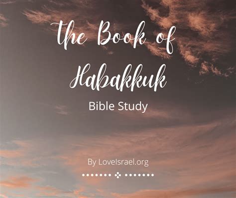 About habakkuk in the bible book - JazmineSunni