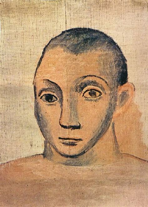 1906 Autoportrait2 (картина) — Пабло Пикассо (1881-1973) Период: 1889-1907
