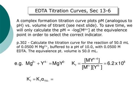 PPT - Ch 13 - EDTA Titrations PowerPoint Presentation - ID:4497263