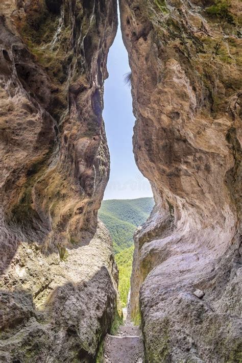 The Womb Cave Also Known As Utroba Cave in Bulgaria Stock Photo - Image ...